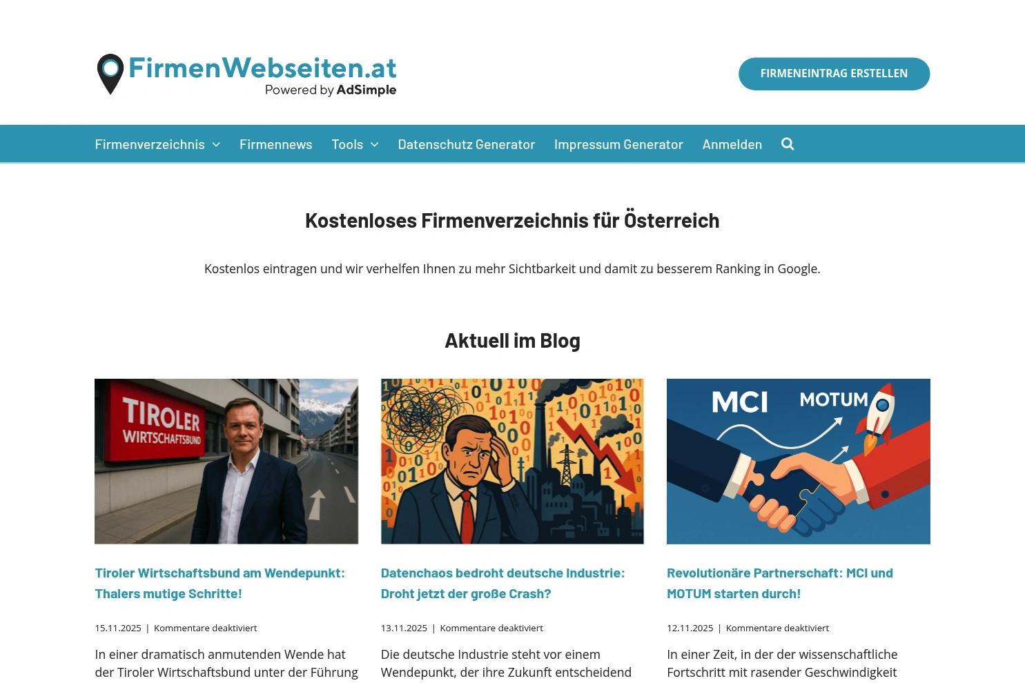 Firmenwebseiten.at