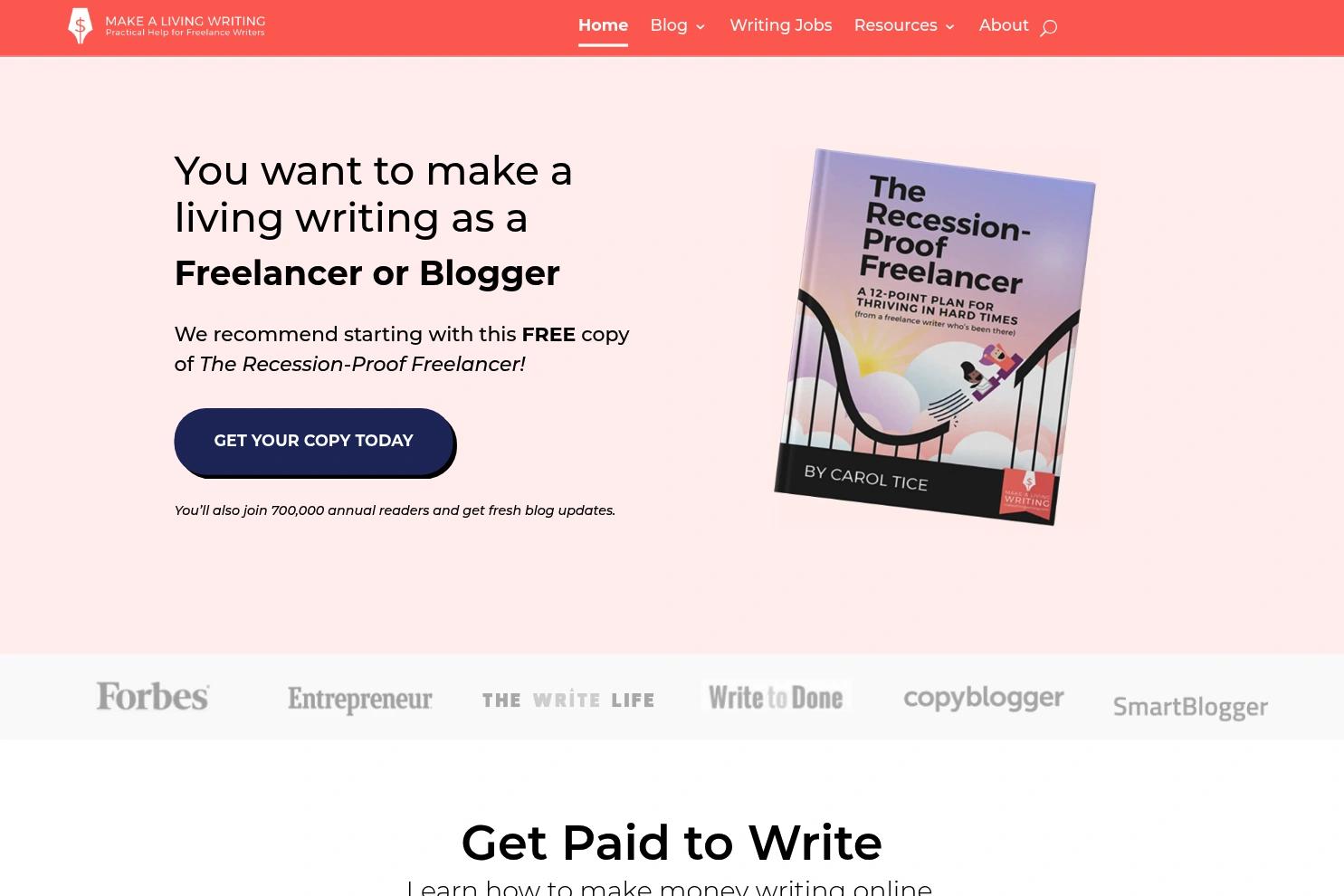 Make a Living Writing