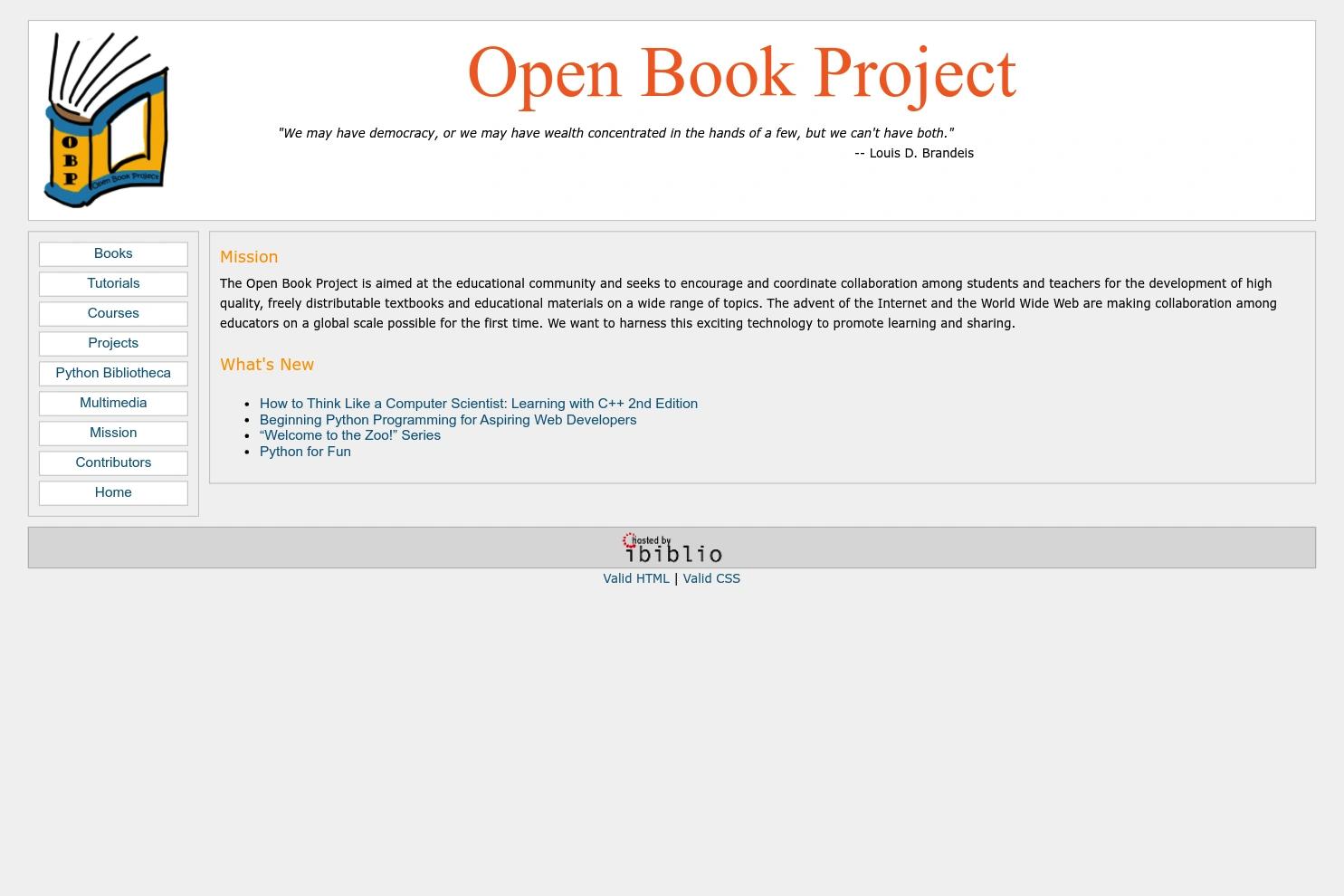 Open Book Project