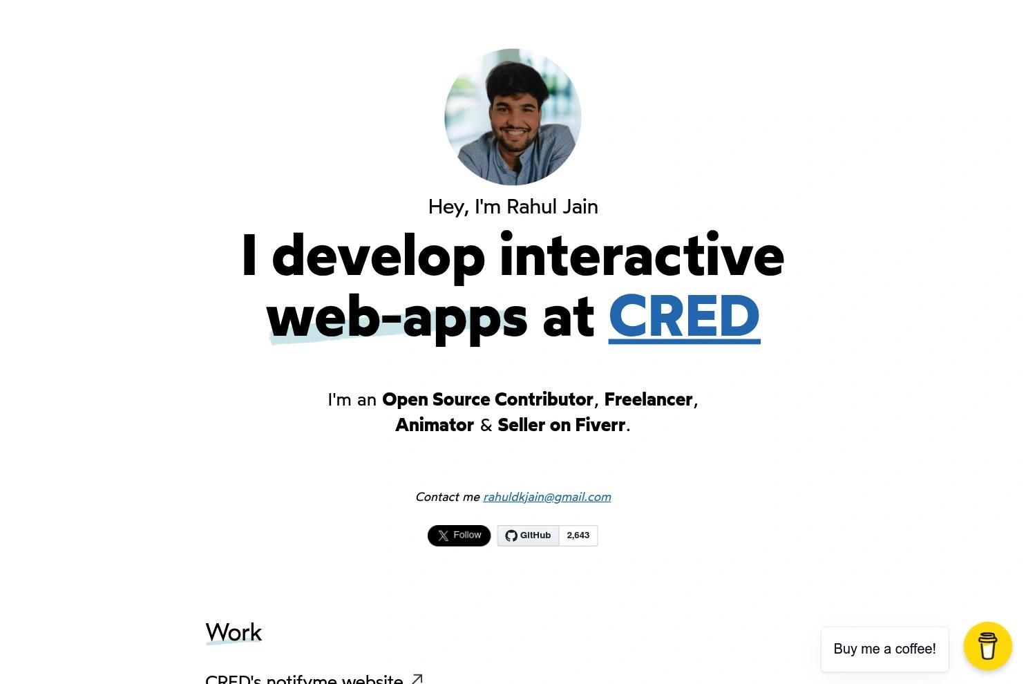 Rahul Jain Portfolio