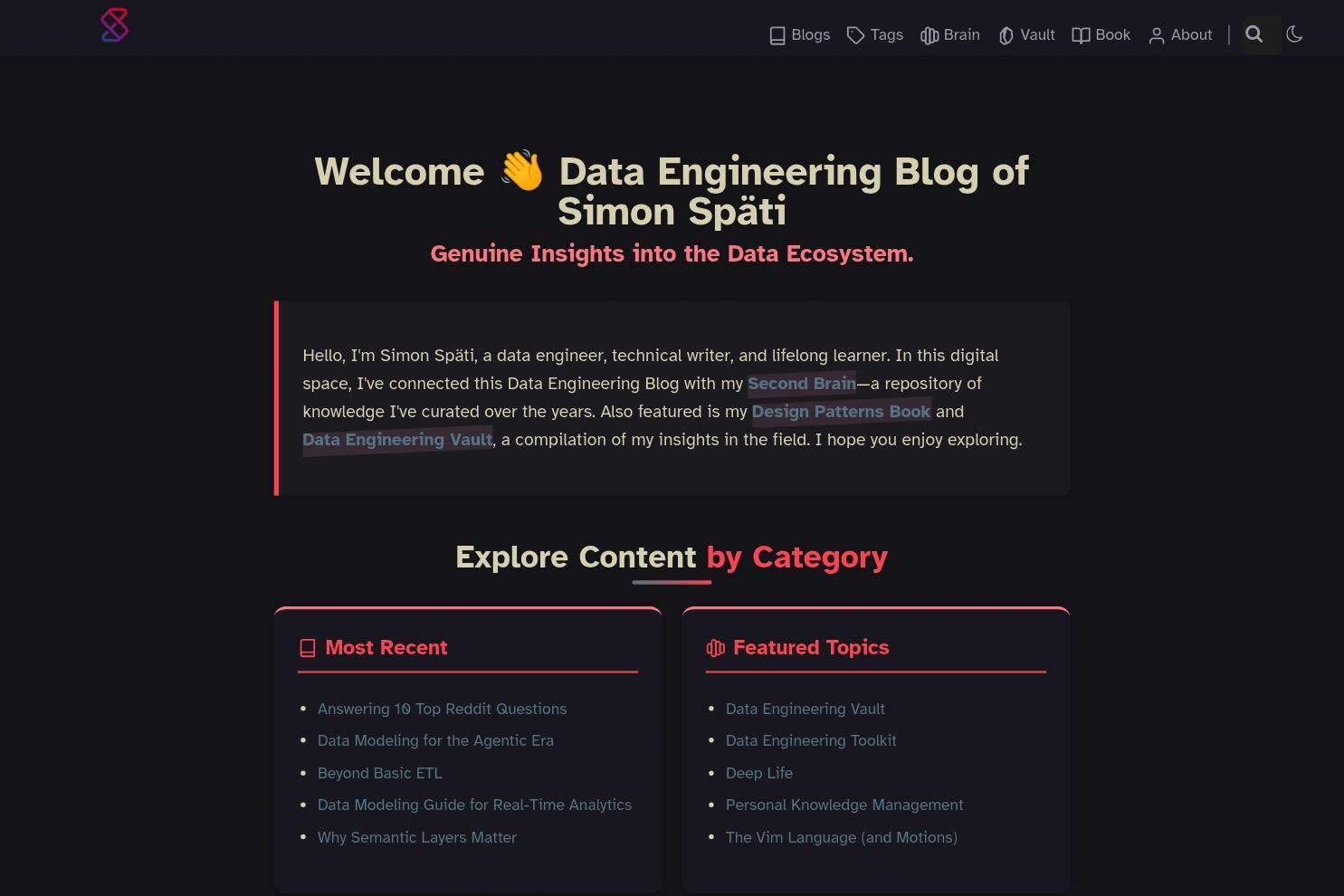 Data Engineering Blog