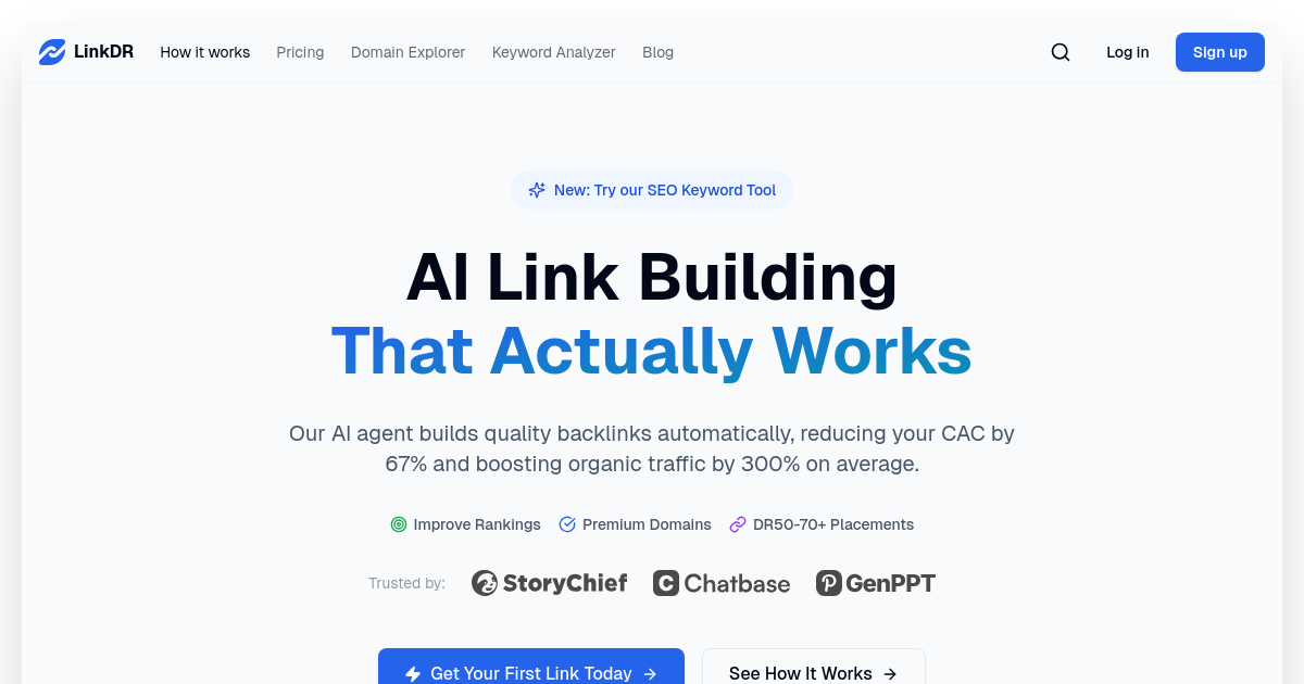 LinkDR -  Powerful Link Building Software for SEO