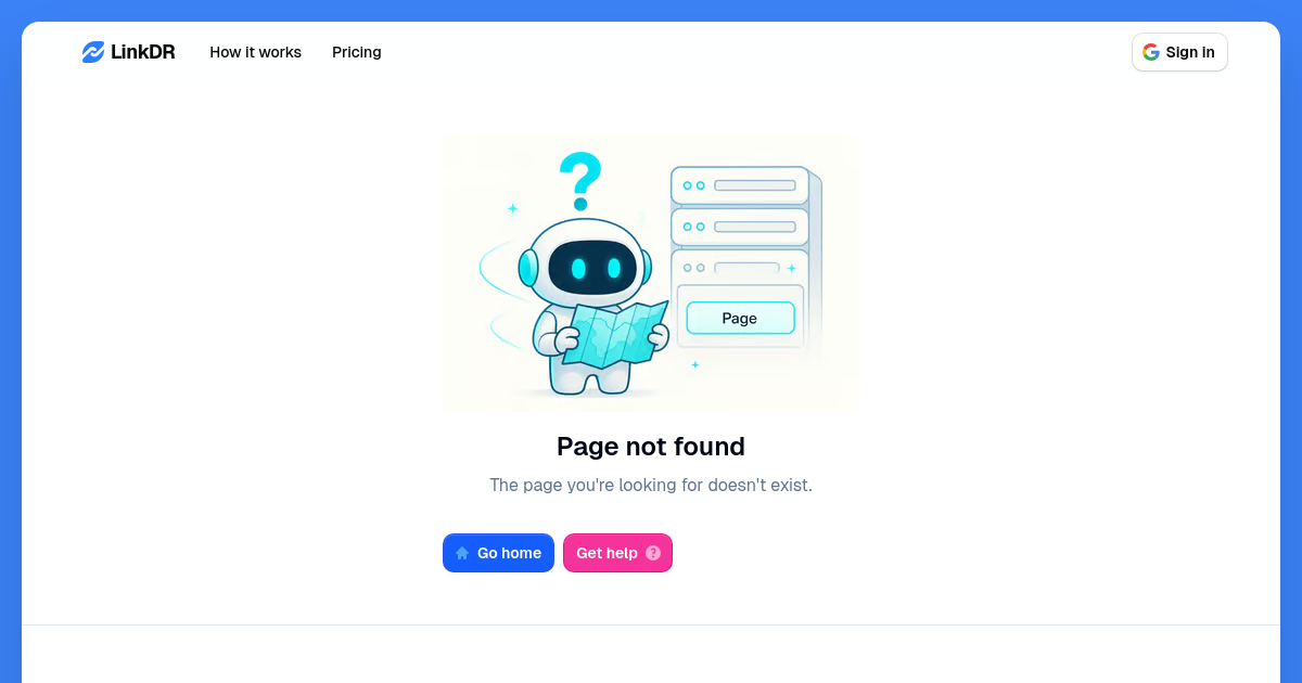 Domain explorer linkdr